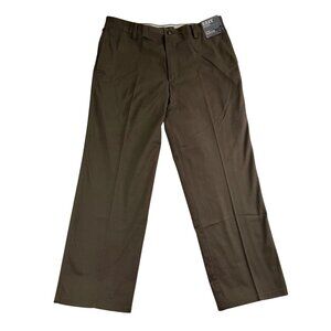 Dockers Mens Khaki Straight Fit Pants Flat Front D2 Easy Style Size 36x32 - New